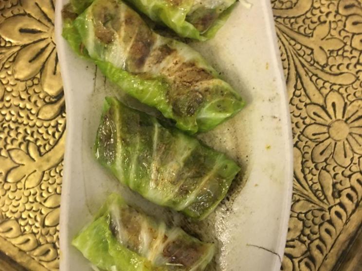 A delightful vegan recipe: Cabbage roll 
