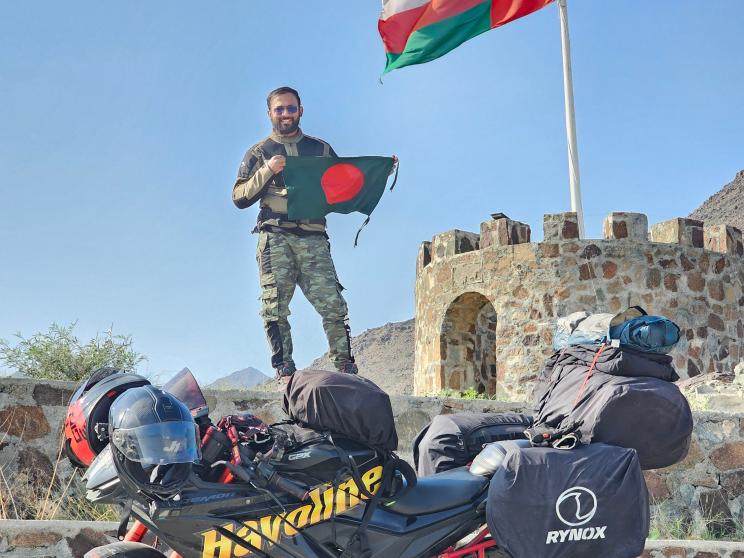 Wanderlust on two wheels: Musdaque’s expedition across 10 countries