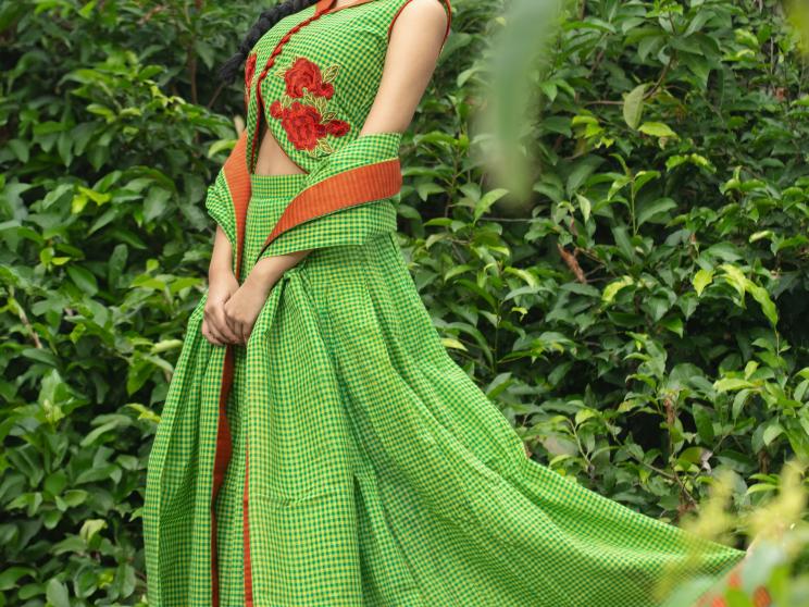 The checkered comeback: Gamchas go high fashion