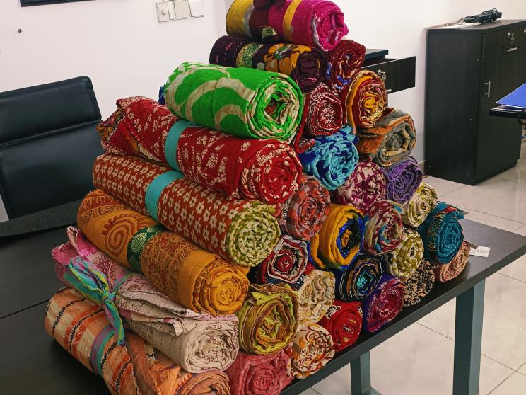 Breathing new life into old sarees for a noble cause