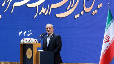 Iranian President Masoud Pezeshkian speaks during a meeting in Tehran, Iran, February 21, 2026. Photo: Reuters