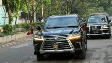 Bangladesh PM Tarique Rahman car flag