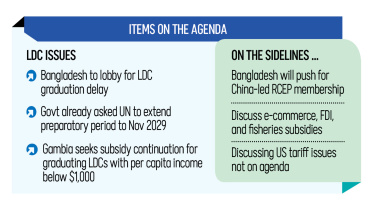 Bangladesh WTO conference agenda