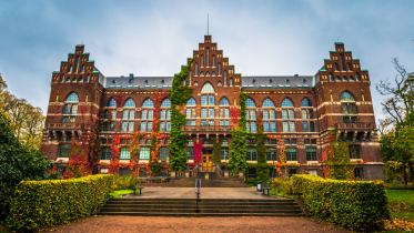 The university library building at Lund University
