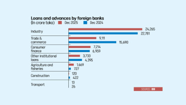 foreign banks lending declined Bangladesh 2025