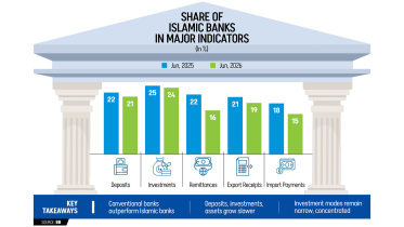 Share of Islamic Banks in Major Indicators