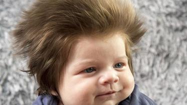 baby with amazing hair , Internet sensation, Junior Cox-Noon, Socially trending