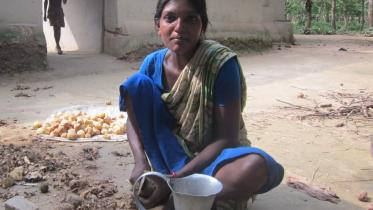 A Santal woman