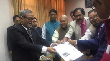 Abdul Hamid submits Bangladesh president nomination