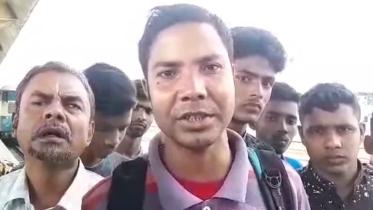 A passenger of Chattogram-bound Udayan Express train Aminul Islam