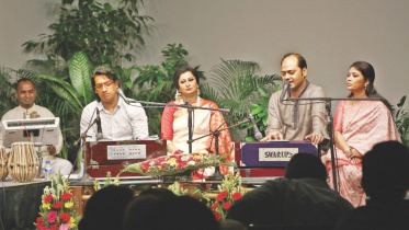 Artistes perform at the event