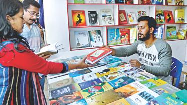 Bangladesh Lekhika Sangha stall.jpg