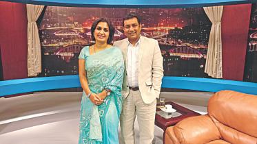 Bipasha Hayat and Tauquir Ahmed