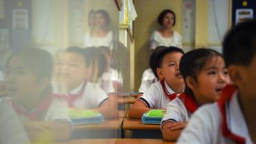 China school children