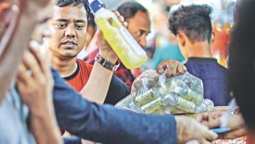 Clamour for hand sanitisers.jpg