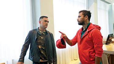 Mashrafe Bin Mortaza and MS Dhoni