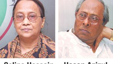 Writer Selina Hossain and Hasan Azizul Haque
