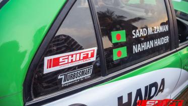 Shift on Team Haida Mitsubishi Evo livery
