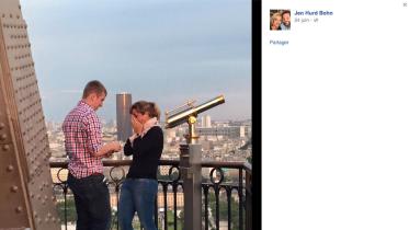 Eiffel Tower engagement