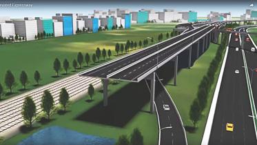 Dhaka to Ashulia elevated expressway's work