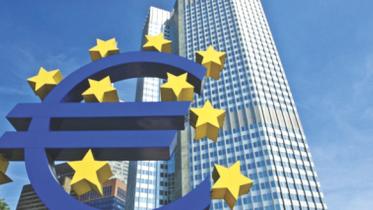 flag and map of European Union