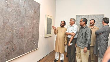 Ghiyasuddin's art exhibition