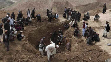 gold mine collapse in Afghanistan