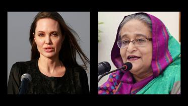 Angelina Jolie and Sheikh Hasina