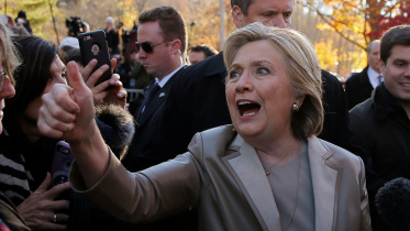Hillary casts vote.JPG