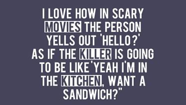 Horror Movie Clichés