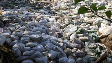 Illegal dam makeshift