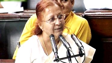 Indian Lok Sabha Speaker Sumitra Mahajan 