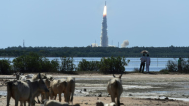 Indian rocket launch