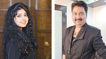 Singer Kumar Sanu and Porshi