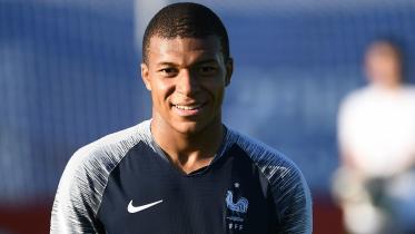 France's forward Kylian Mbappe