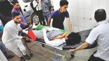 Female madrasa student set on fire at exam centre in Feni