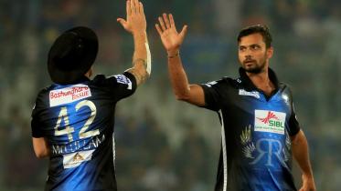 Mashrafe Mortaza and Brendon McCullum