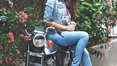 Bangladeshi popular actor Bidya Sinha Mim