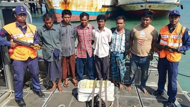 Six Myanmar nationals held