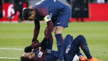 Thiago Silva and Neymar Jr 