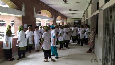 Nurses protest assault