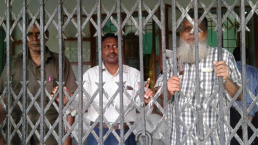 Students of Patharghata Degree College in Barguna today vandalise school property