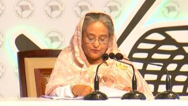 Awami League President Sheikh Hasina on December 18, 2018 unveils the election manifesto
