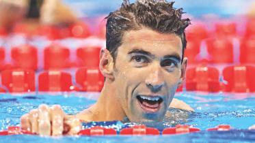 American swimming legend, Michael Phelps