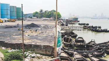 Eviction of illegal structures on Karnaphuli river