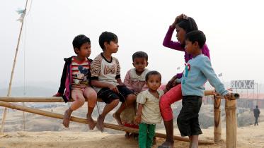 Rohingya refugee children