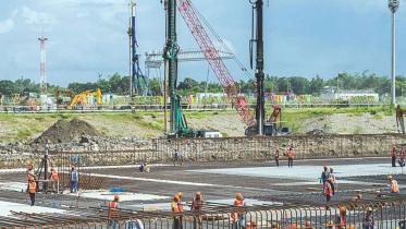 Rooppur nuclear power plant in Pabna