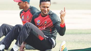 Shakib Al Hasan in Tri-Nation Series 2018