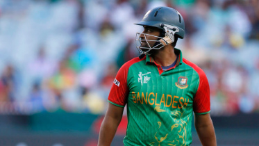 Tamim Iqbal walks away after he was dismissed for a zero against Sri Lanka. AFP file photo