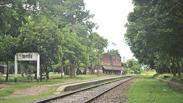 Jagotee railway station in Kushtita